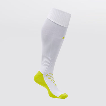 Concave Football Socks - White/Lime