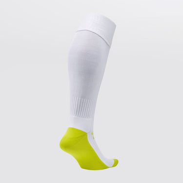 Concave Football Socks - White/Lime