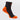 Concave Low Socks - Black/Fl Orange