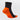 Concave Low Socks - Black/Fl Orange