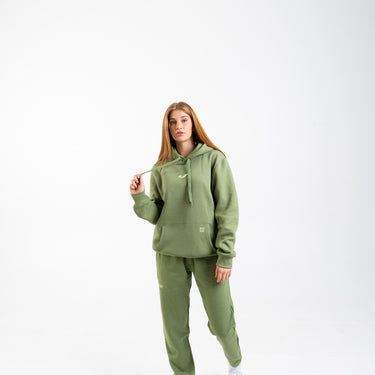 Concave Womens Track Pant - Olive Green/Green