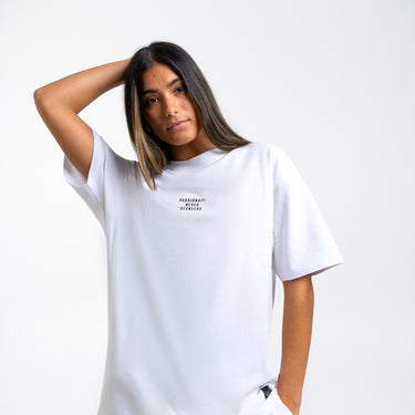 Concave Womens Wave Tee Oversize - White/Black