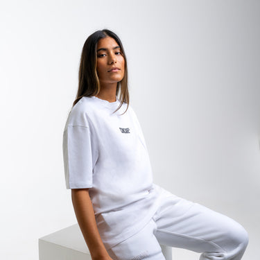 Concave Womens Tee Oversize - White/Black