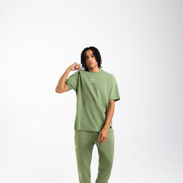 Concave Unisex Wave Tee Oversize - Olive Green/Green