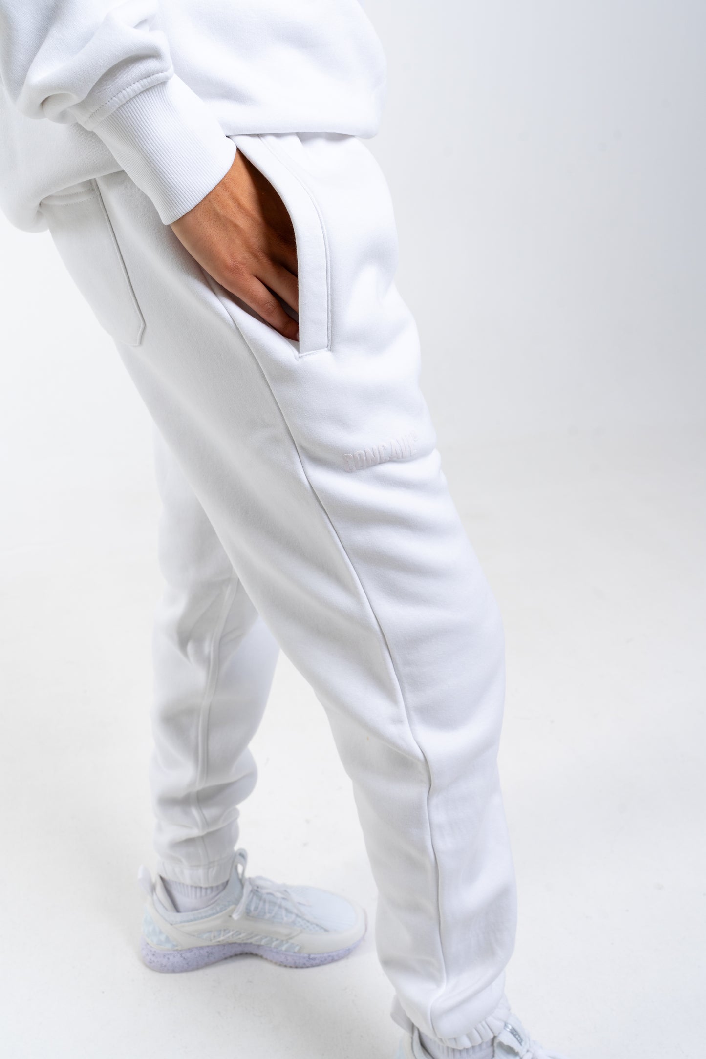 Concave Womens Track Pant - White/White