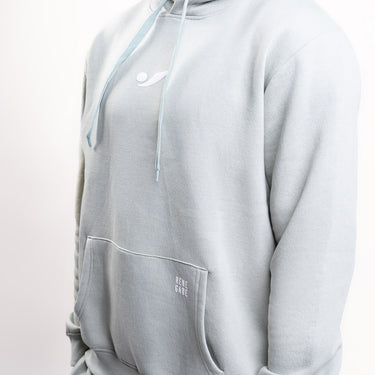 Pullover Hoodie-Grey/White
