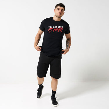 Concave T-Shirt - Black/Red Graffiti