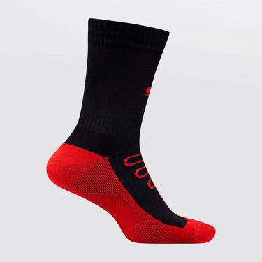 Concave Performance Mid Socks - Black/Red