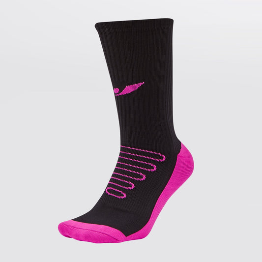 Concave Performance Mid Socks - Black/Pink