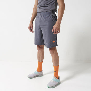 Concave Performance Shorts - Charcoal/Zest Orange